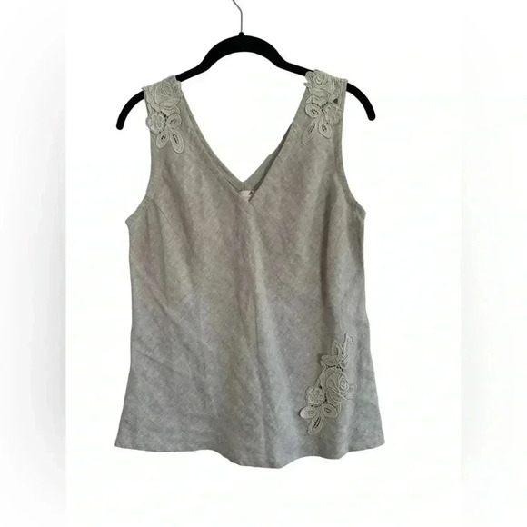 Sartoria Delle Sirene Ladies 100% Linen Top Made In Italy - Picture 1 of 11